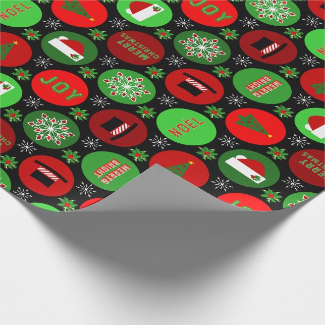 Merry Christmas Wrapping Paper (Corner)
