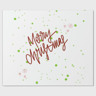 Merry christmas wrapping paper