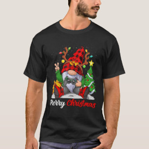 Merry Christmas Xmas Gamer Gnome Video Game Boys K T-Shirt