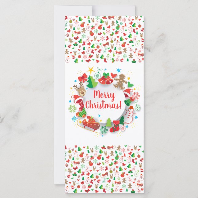 Merry Christmas! XMAS Happy New Year Decoration (Front)