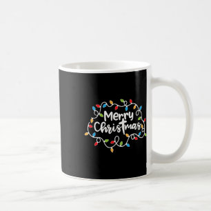 Merry Christmas Xmas Lights Pyjamas Family Matchin Coffee Mug