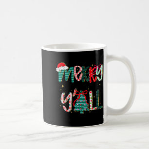 Merry Christmas Y’all Southern Christmas Tree Girl Coffee Mug