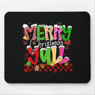 Merry Christmas Y’all Southern Christmas Tree Girl Mouse Pad