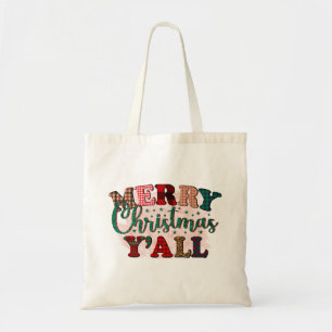 Merry Christmas Y"all tote bag