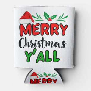 Merry Christmas Y'all Can Cooler