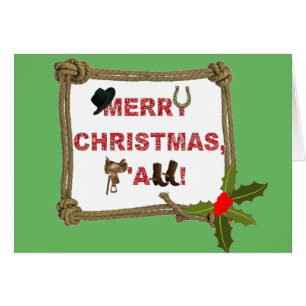 Merry Christmas, Ya'll - Cowboy