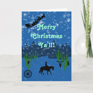 Merry Christmas Ya'll! Holiday Card