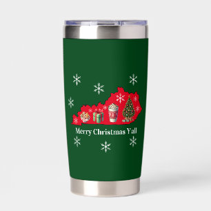 Merry Christmas Y'all Insulated Tumbler