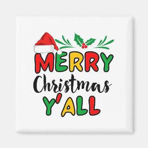 Merry Christmas Y'all  Magnet