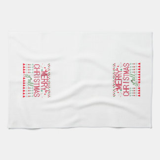 "Merry Christmas Y'all" Ugly Sweater Tea Towel