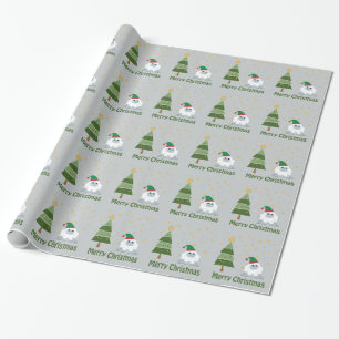 Merry Christmas Yeti Wrapping Paper