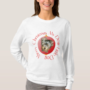 Merry Christmas Yorkshire Terrier T-Shirt