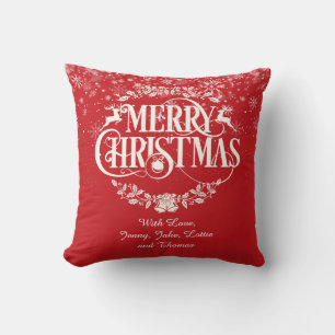 Merry Christmas Your Family Definition Cushion