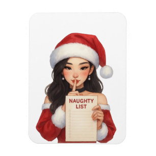 Merry Christmas You're On My Naughty List Cute Magnet