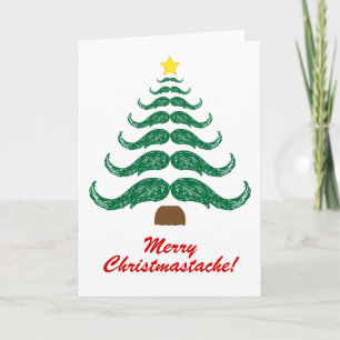 Merry Christmastache! Holiday Card