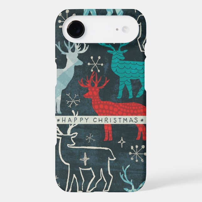 Merry Christmastime Reindeer Case-Mate iPhone Case (Back)
