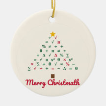 Merry Christmath Funny Math Teacher Christmas Orna