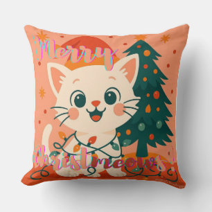 Merry Christmeows! Cat Cushion