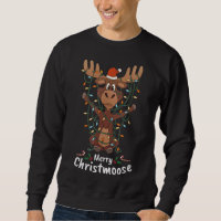 Merry Christmoose Christmas Mooses Xmas Tree Light