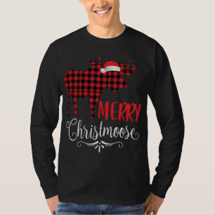 Merry Christmoose Family Christmas Pyjamas Moose T-Shirt