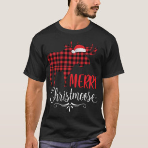 Merry Christmoose Family Christmas Pyjamas Moose T-Shirt