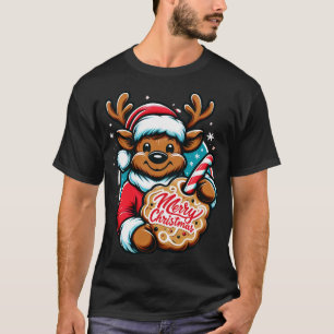 Merry Christmoose Moose Christmas 2024 T-Shirt