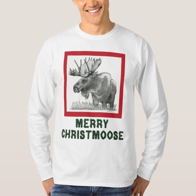 Merry Christmoose T-Shirt (Front)