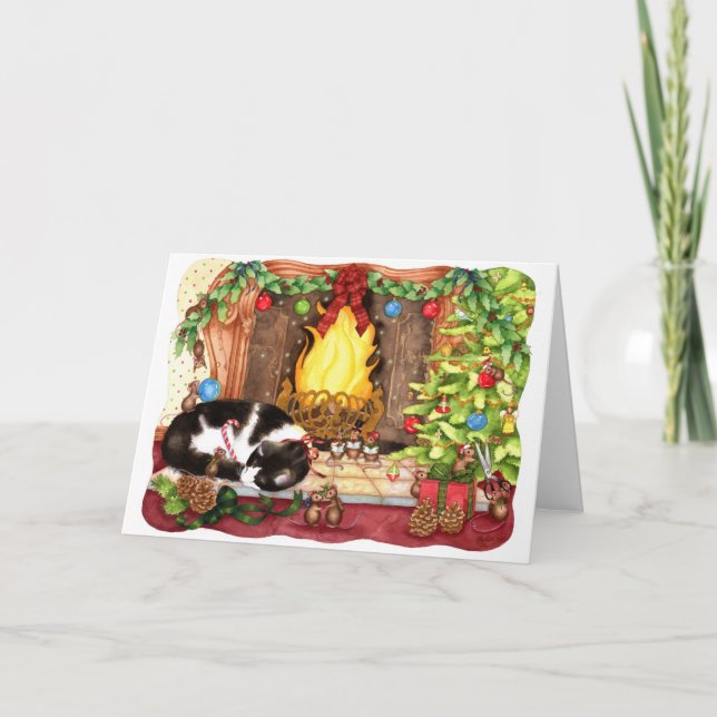 Merry Christmouse - Christmas Greeting Card (Front)