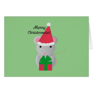Merry Christmouse Cute Christmas Mouse