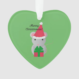 Merry Christmouse Cute Christmas Mouse Ornament