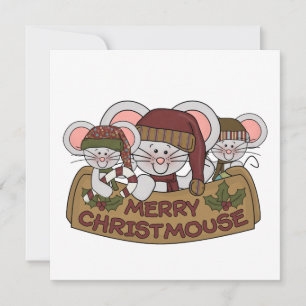 Merry Christmouse Holiday Card