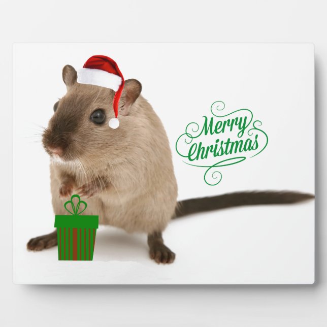 Merry Christmouse Plaque (Front)