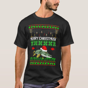 Merry Christmusk Musky Muskie Muskellunge Angler E T-Shirt