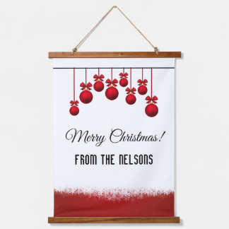 Merry Chritmas from NAME GOES HERE Hanging Tapestry