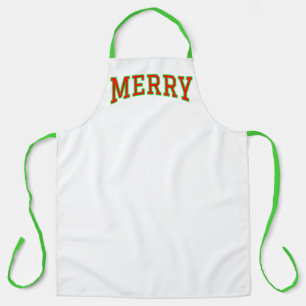 Merry Classic Holiday Apron