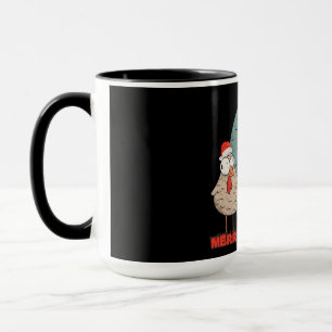 Merry Cluckmas - Crazy Christmas Chickens Mug