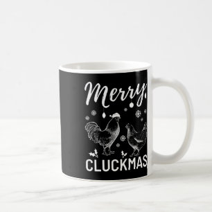 Merry Cluckmas Funny Christmas Xmas Chicken Vintag Coffee Mug