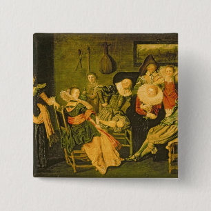 Merry Company 15 Cm Square Badge