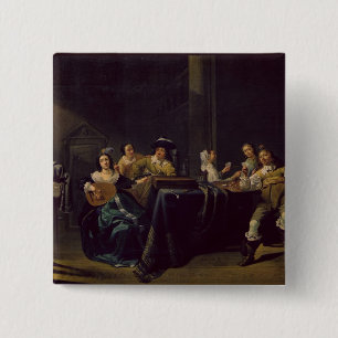 Merry Company 15 Cm Square Badge
