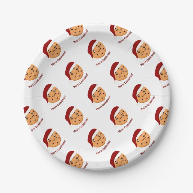 Merry Cookiemas Paper Plate (Front)
