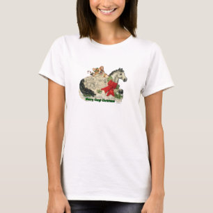"Merry Corgi Christmas!" Corgi & Pony T-Shirt