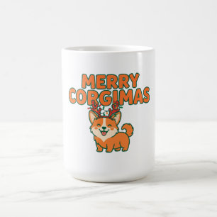Merry Corgimas Funny Corgi Christmas Dog Mum Gift Coffee Mug