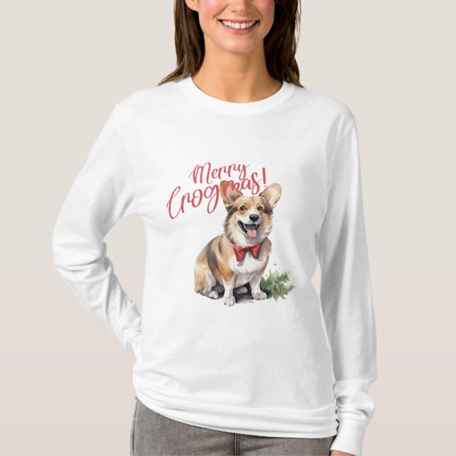 Merry Corgimas T-Shirt (Front)