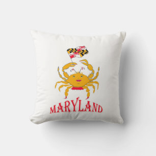 Merry Crab in Maryland, USA Cushion