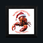 Merry Crawfish Christmas Gift Box<br><div class="desc">This is one of my new Merry Crawfish Christmas designs from down on the bayou.</div>