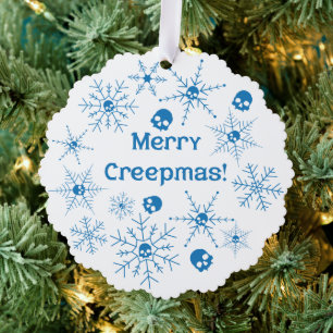 Merry Creepmas! Tree Decoration Card
