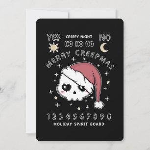 Merry Creepsmas Spirits Board Holiday Card