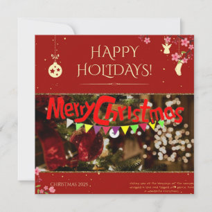 Merry Crishtmas To All Invitation