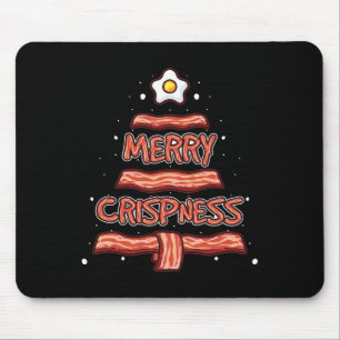 Merry Crispness Oh Bycon Tree Bbq Ugly Christmas S Mouse Pad