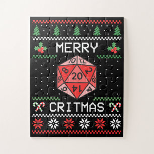 Merry Critmas II - Ugly Christmas Jigsaw Puzzle